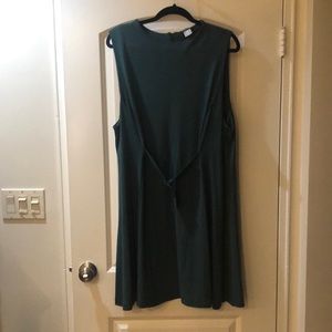 Green mini dress